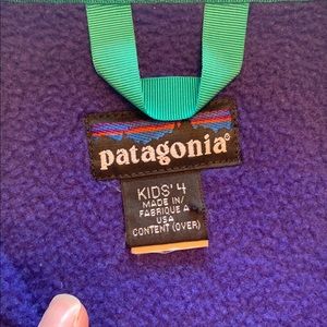 Patagonia kids fleece